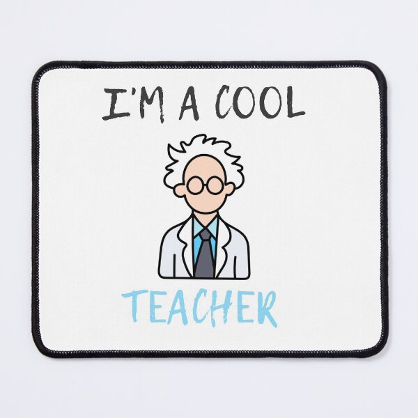 Item preview, I'm a cool teacher  designed and sold by Douaa_Print.