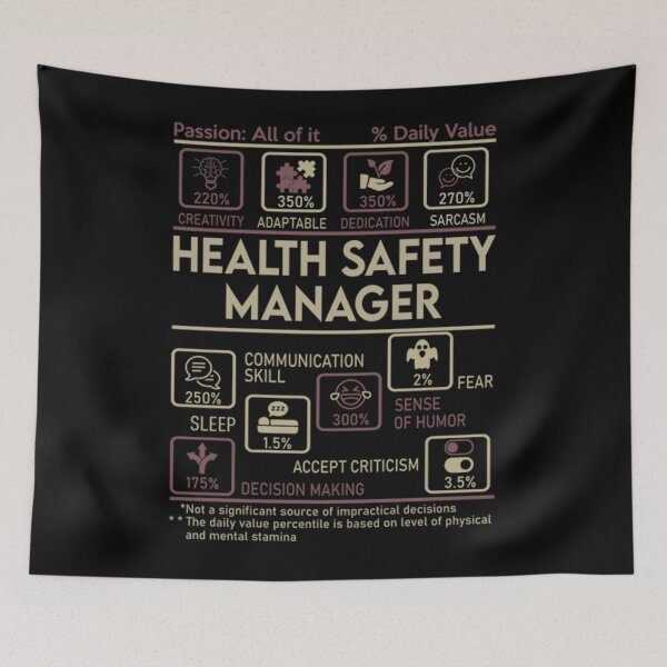 Item preview, Health Safety Manager T-ShirtHealth Safety Manager T Shirt - Multitasking Daily Value Gift Item Tee T-Shirt_ designed and sold by ScarletGemma.