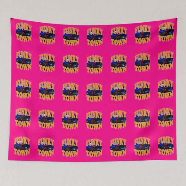 Item preview, Funky Town Arched Design, Vinyl Record, Chicago designed and sold by LthrDaddyBear.