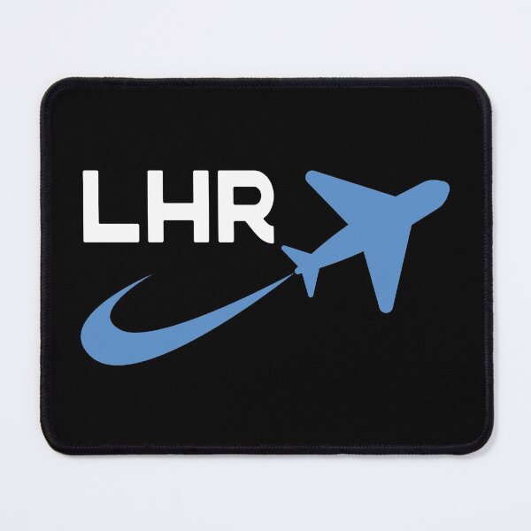 Item preview, LHR- London Heathrow Airport Code with airplane icon. Flying, travel and pilot souvenir. Travel geek keepsake. designed and sold by VFRZone.