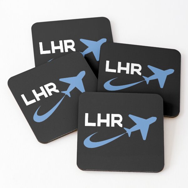 Item preview, LHR- London Heathrow Airport Code with airplane icon. Flying, travel and pilot souvenir. Travel geek keepsake. designed and sold by VFRZone.