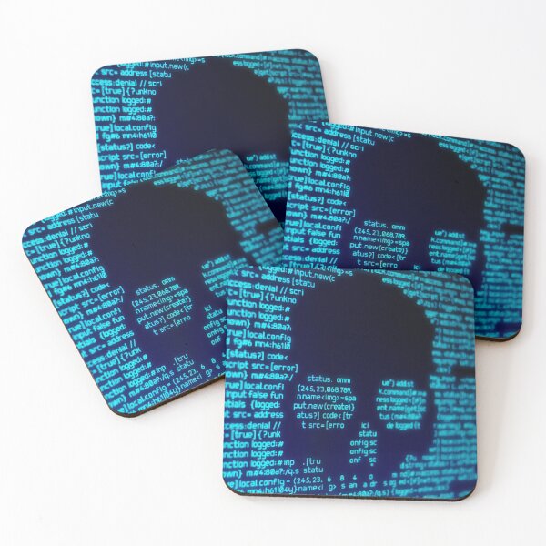 Item preview, Skull In Code Graphic Gift designed and sold by Kate Juergens.