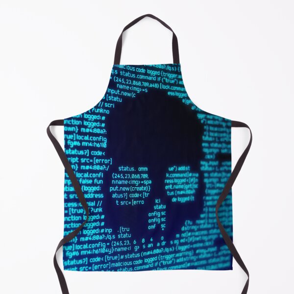 Artikelvorschau, Totenkopf in Code-Grafik-Geschenk entworfen und verkauft von Kate Juergens.