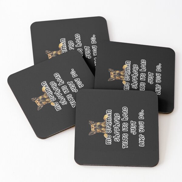 Item preview, My German Shepherd Tilts His Head German Shepherd Gifts designed and sold by Lynette1241.