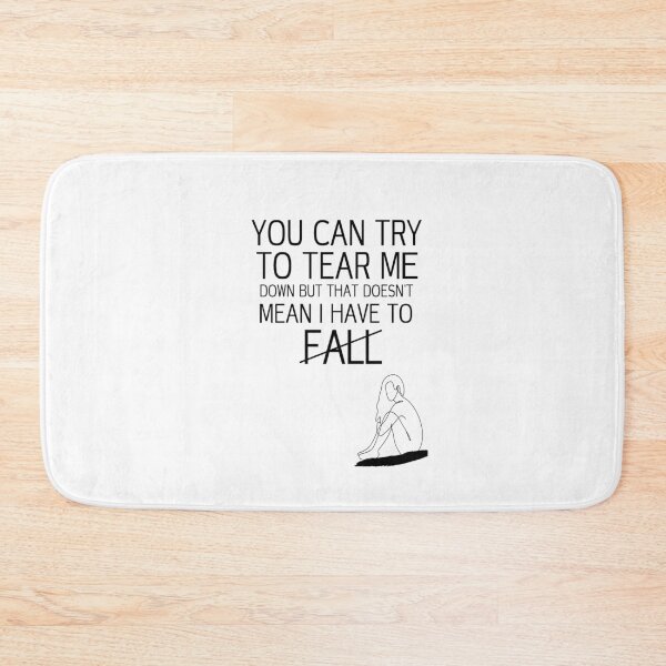 Item preview, I WON'T FALL designed and sold by DiscoVibes.