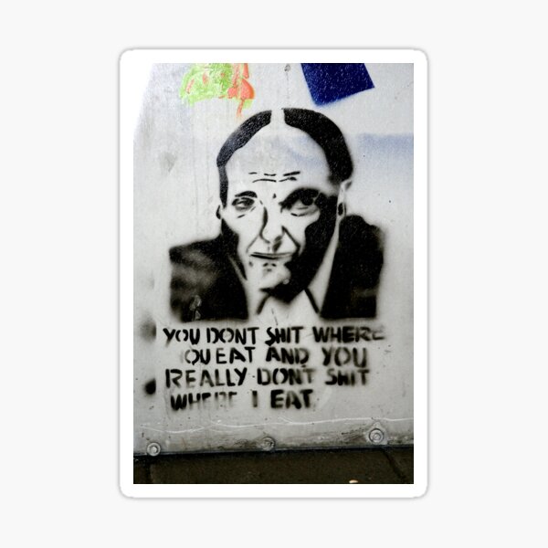 Eat - Banksy Sticker