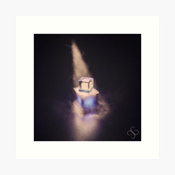 Cube & Lum - Sylvain Bayle Art Print