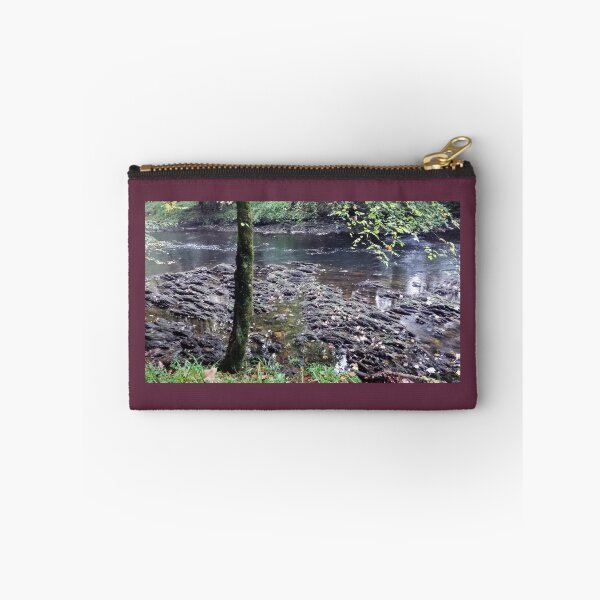 Item preview, British Woodland in Autumn - River Bank Rocks, with Tree designed and sold by Danielle-Blance.