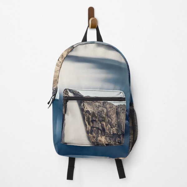 Item preview, Kirkjufellsfoss waterfalls in Kirkjufell, Iceland digital watercolor painting designed and sold by Orianah.