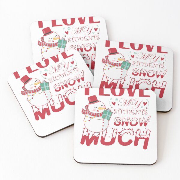 Aperçu de l'œuvre Citation drôle d'étudiants, J'aime mes étudiants Snow Much Design, Cool Students créée et vendue par NEGI STORE ★★★★★.