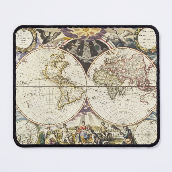 Item preview, Vintage world map 1863 by Samuel Augustus Mitchell. designed and sold by angelisart.