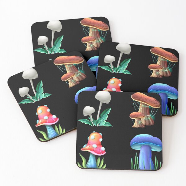 Item preview, Cute Kawaii Fly Agaric - MASHROOM designed and sold by art-and-sticker.