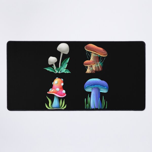 Cute Kawaii Fly Agaric - MASHROOM Desk Mat