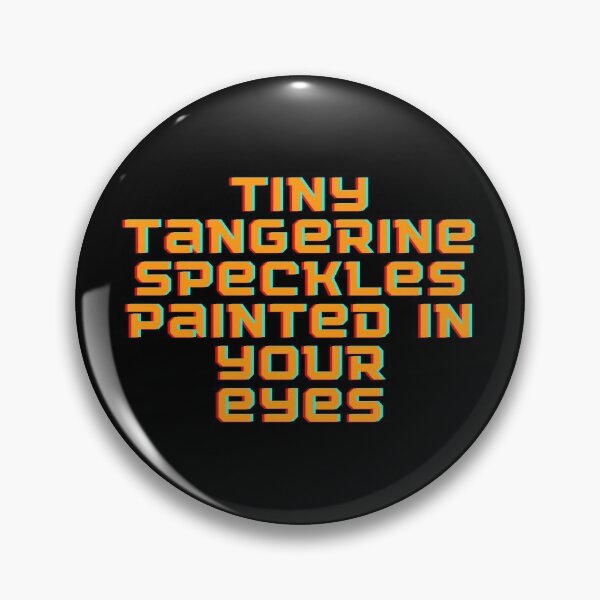 Item preview, tiny tangerine speckles painted in your eyes designed and sold by ouiouiitslucyb1.