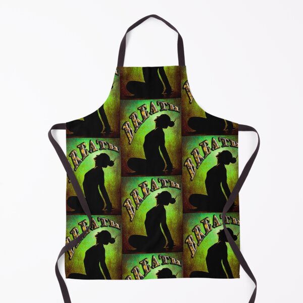 Item preview, Yoga Pose Breath Green Background. designed and sold by SadSacDesigns.