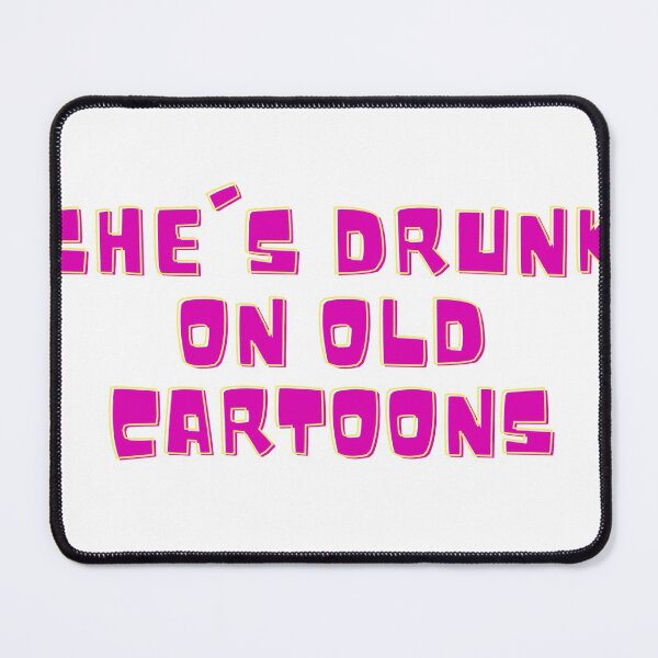 Item preview, she's drunk on old cartoons designed and sold by ouiouiitslucyb1.
