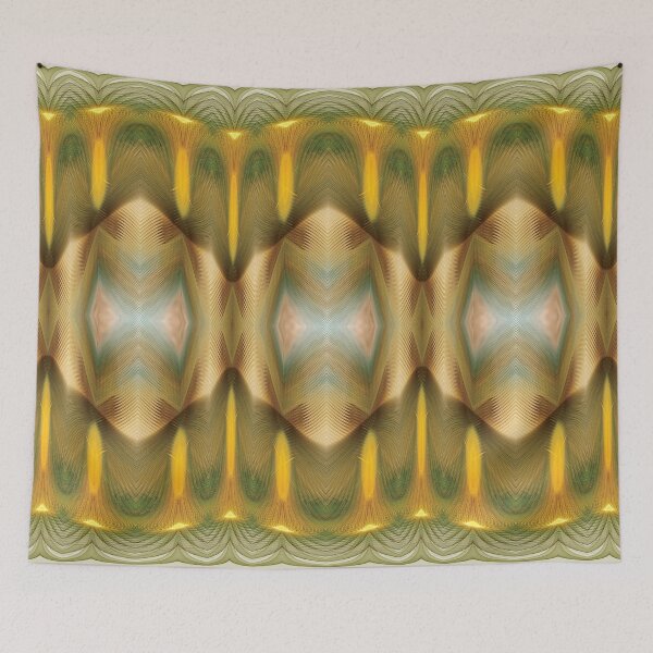 Item preview, Detailed abstract fractal in pastel colours designed and sold by effervescence.