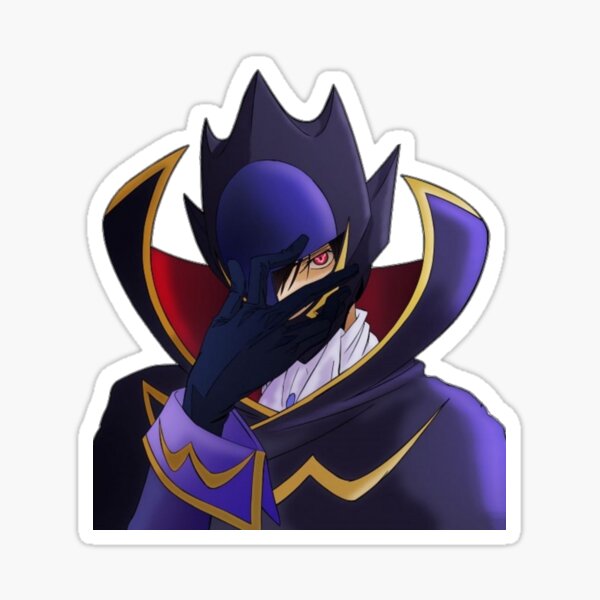 CODE GEASS x B-Side Label Sticker Lelouch Lamperouge Japanese