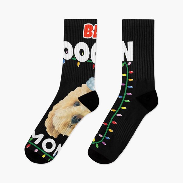 Item preview, Best Poochon Mommy Christmas Party Festive Dog Family camiseta linda designed and sold by ThomasCastorena.