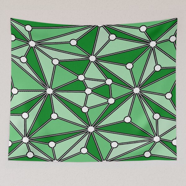 Item preview, Abstract geometric pattern - green. designed and sold by K.S ART.
