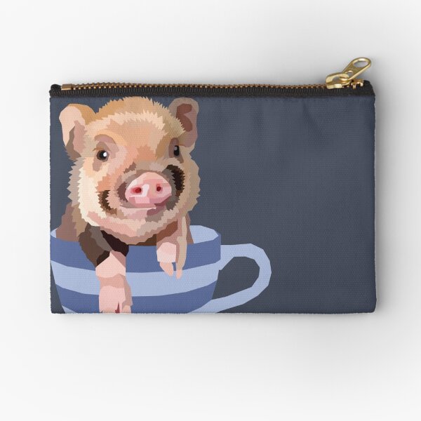 Teacup Pig Zipper Pouch
