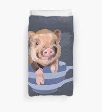 Teacup Pig Duvet Cover
