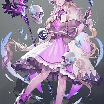 KREA - a cute necromancer girl | | anime key visual, official media,  illustrated by wlop, extremely detailed, 8 k, trending on pixiv, cinematic  lighting, beautiful