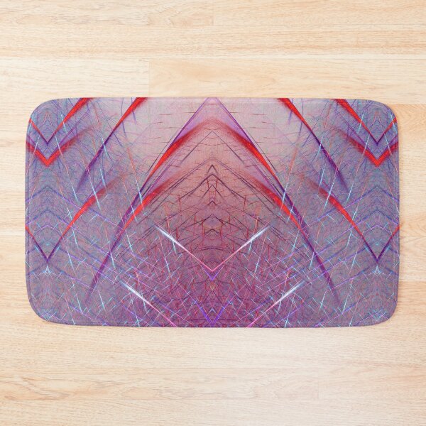 Item preview, Fractal design with red, purple, and white flecks designed and sold by effervescence.
