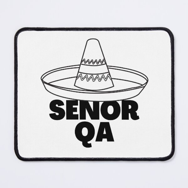 Item preview, Senor QA Sticker designed and sold by trendingatees.