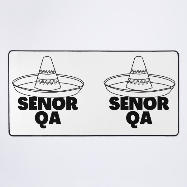 Item preview, Senor QA Sticker designed and sold by trendingatees.