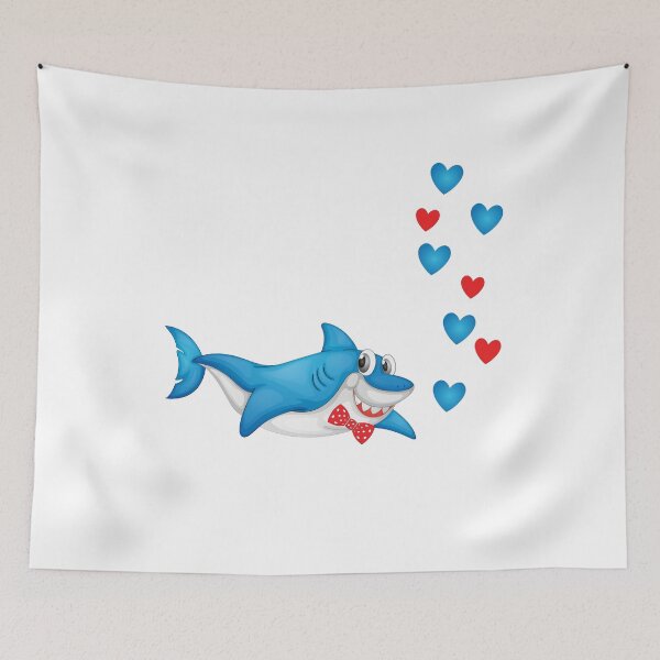 Item preview, Funny Cool Boy Valentine's Day Outfit ,Simple Shark Design For Shark Lovers. designed and sold by pedrored369.