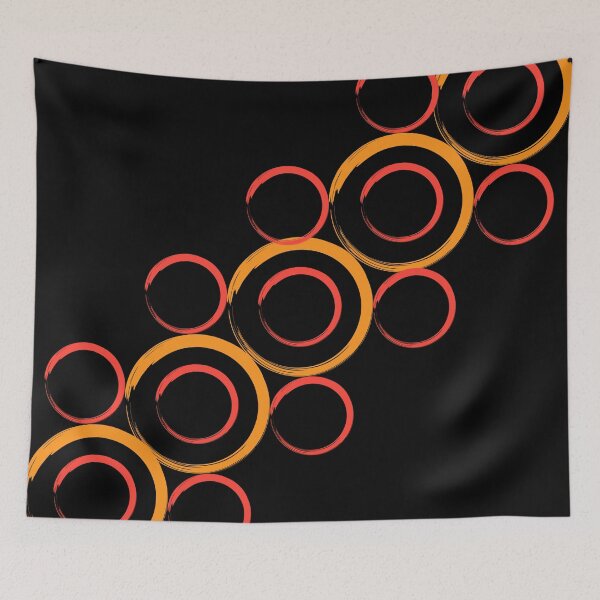 Item preview, Circular Brushstrokes Minimalist Pattern designed and sold by ckylin.