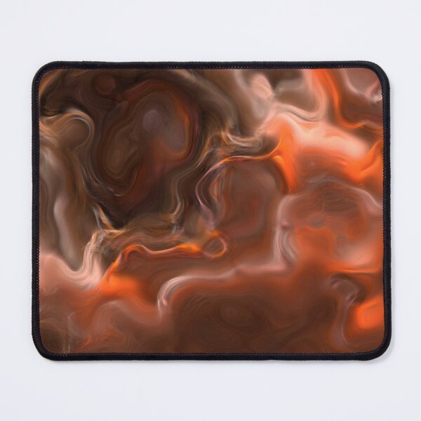 Item preview, Orange swirling marble with dark core designed and sold by effervescence.