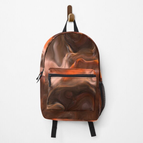 Item preview, Orange swirling marble with dark core designed and sold by effervescence.