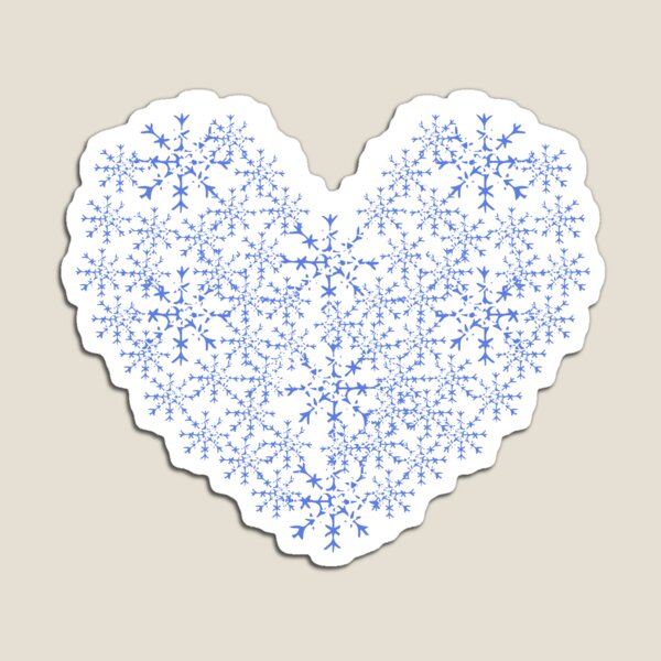 Item preview, Snowflakes in the shape of a heart.  designed and sold by Lenamakina.
