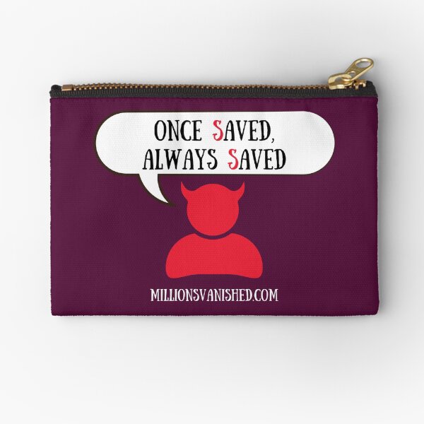 Satan Says, "OSAS" - Christian Zipper Pouch