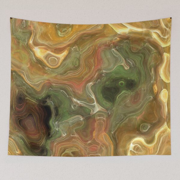 Item preview, Yellow green marble design designed and sold by effervescence.
