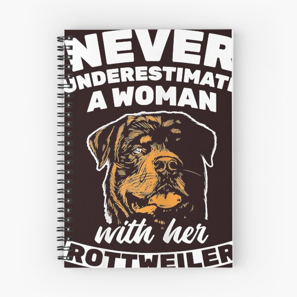 Item preview, Camiseta para mujer Never Underestimate Woman With Rottweiler Rottie Rott Pet designed and sold by OscarOroz.