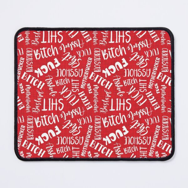 Item preview, Super Sweary in Red designed and sold by KrisInStitches.