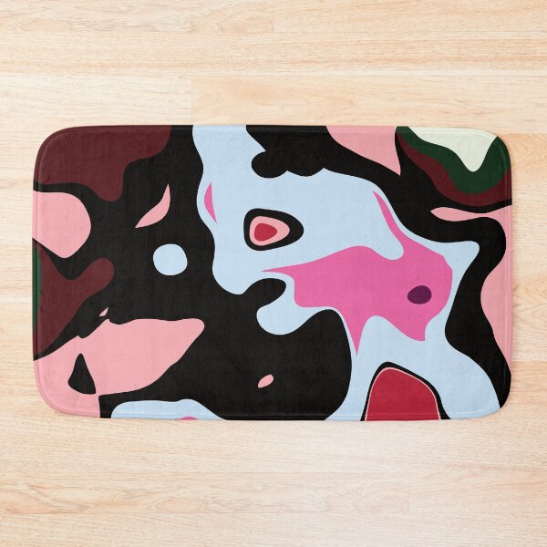 Item preview, Abstract portrait in flat colours designed and sold by effervescence.