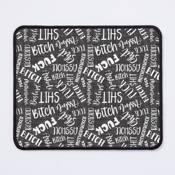 Item preview, Super Sweary in Black and White designed and sold by KrisInStitches.