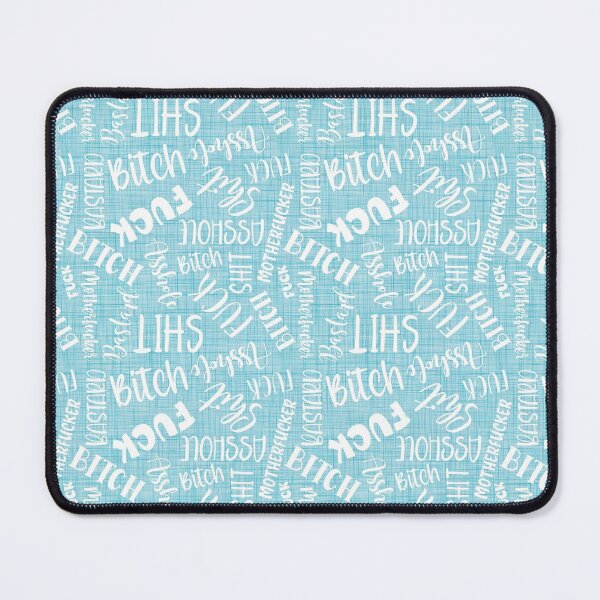 Item preview, Super Sweary in Blue designed and sold by KrisInStitches.