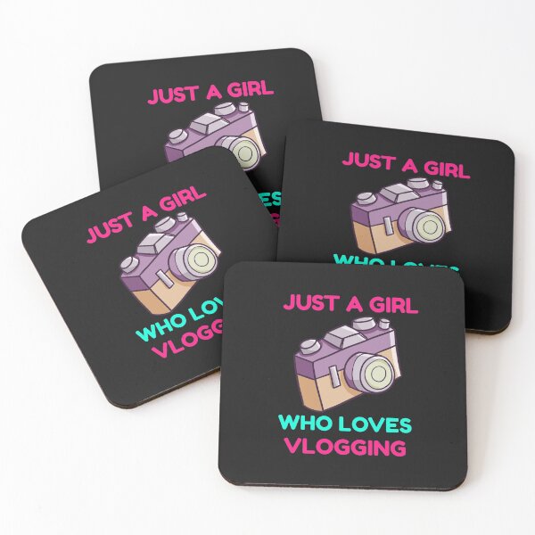 Item preview, Just a Girl who loves Vlogging designed and sold by Sunset-1.
