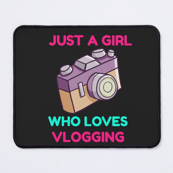 Item preview, Just a Girl who loves Vlogging designed and sold by Sunset-1.