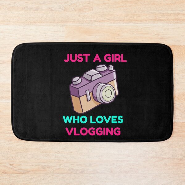 Item preview, Just a Girl who loves Vlogging designed and sold by Sunset-1.