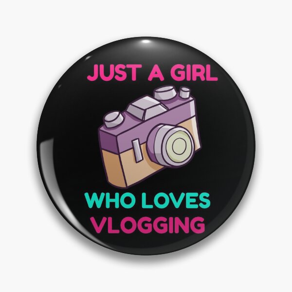 Item preview, Just a Girl who loves Vlogging designed and sold by Sunset-1.