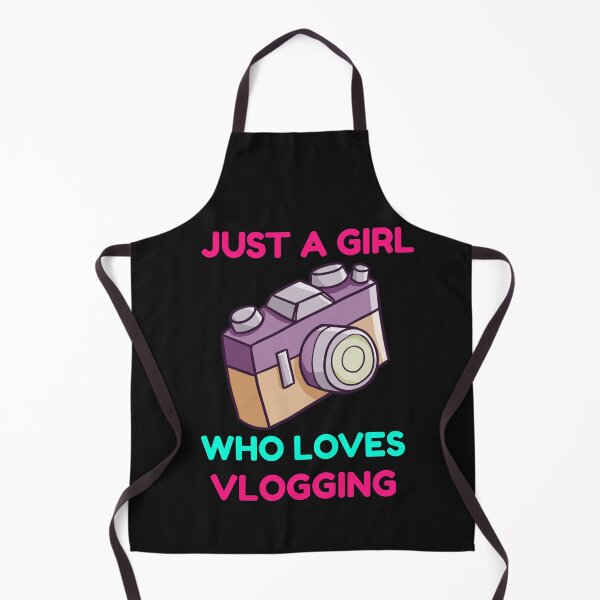 Item preview, Just a Girl who loves Vlogging designed and sold by Sunset-1.