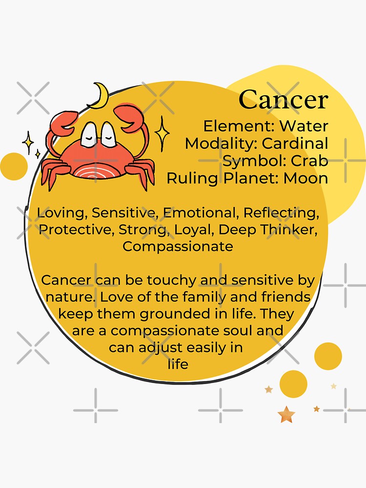 "Cancer Personality Traits Cancer Horoscope, Zodiac Sign Loving