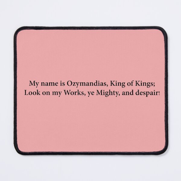 Item preview, Ozymandias (Percy Bysshe Shelley) designed and sold by -Ruby-Grace-.