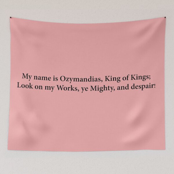 Item preview, Ozymandias (Percy Bysshe Shelley) designed and sold by -Ruby-Grace-.